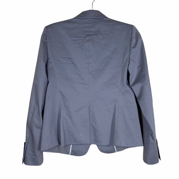 NWT Ann Taylor Light Grey The One-Button Blazer sz 4 - Picture 4 of 5